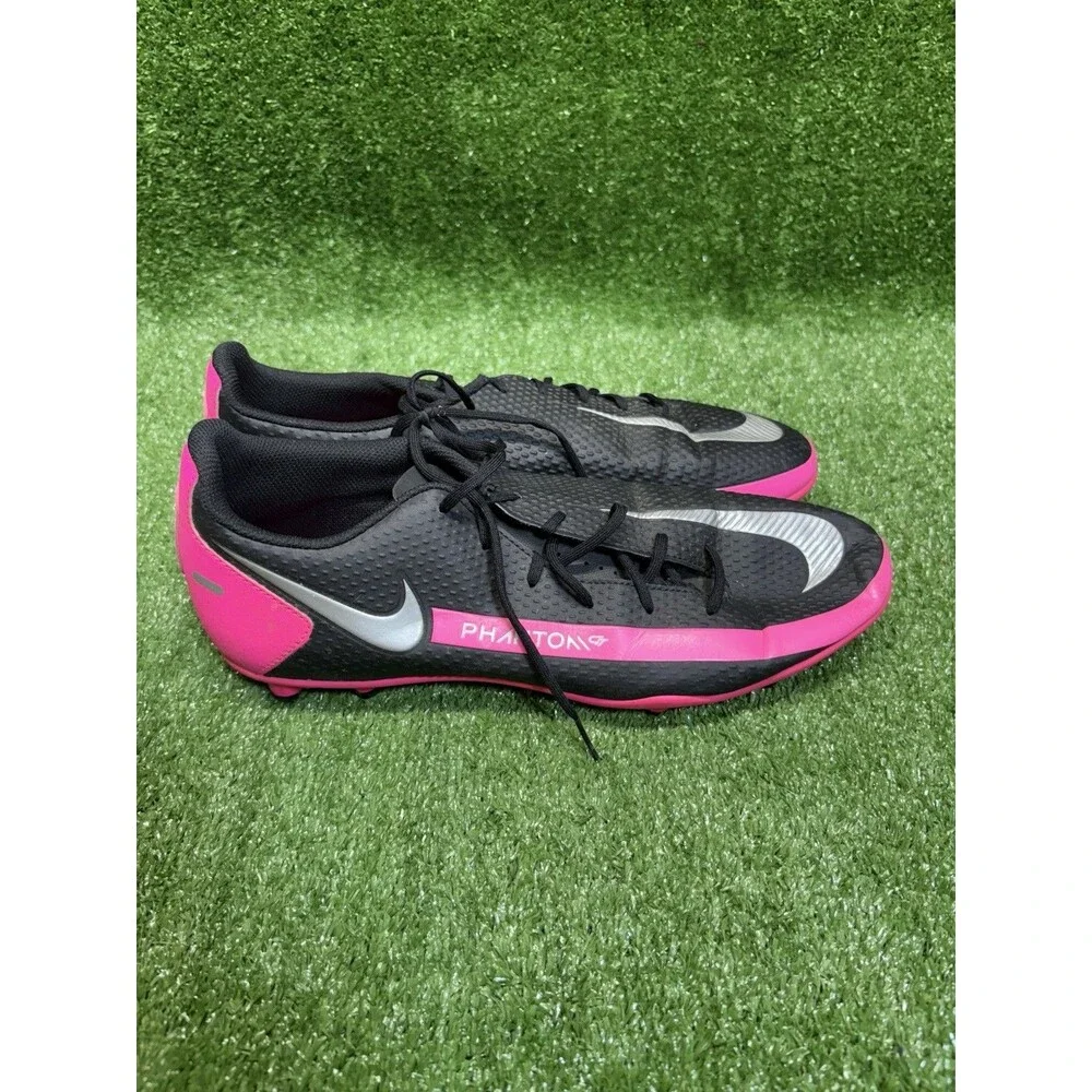 Nike Phantom GT Academy FG Mens Soccer Cleats Black/Pink CK8459-006 Size 11